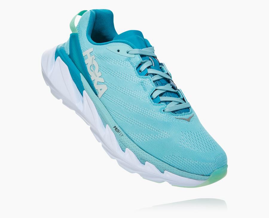 Hoka One One ランニングシューズ レディース 青 - Elevon 2 - IY8053179